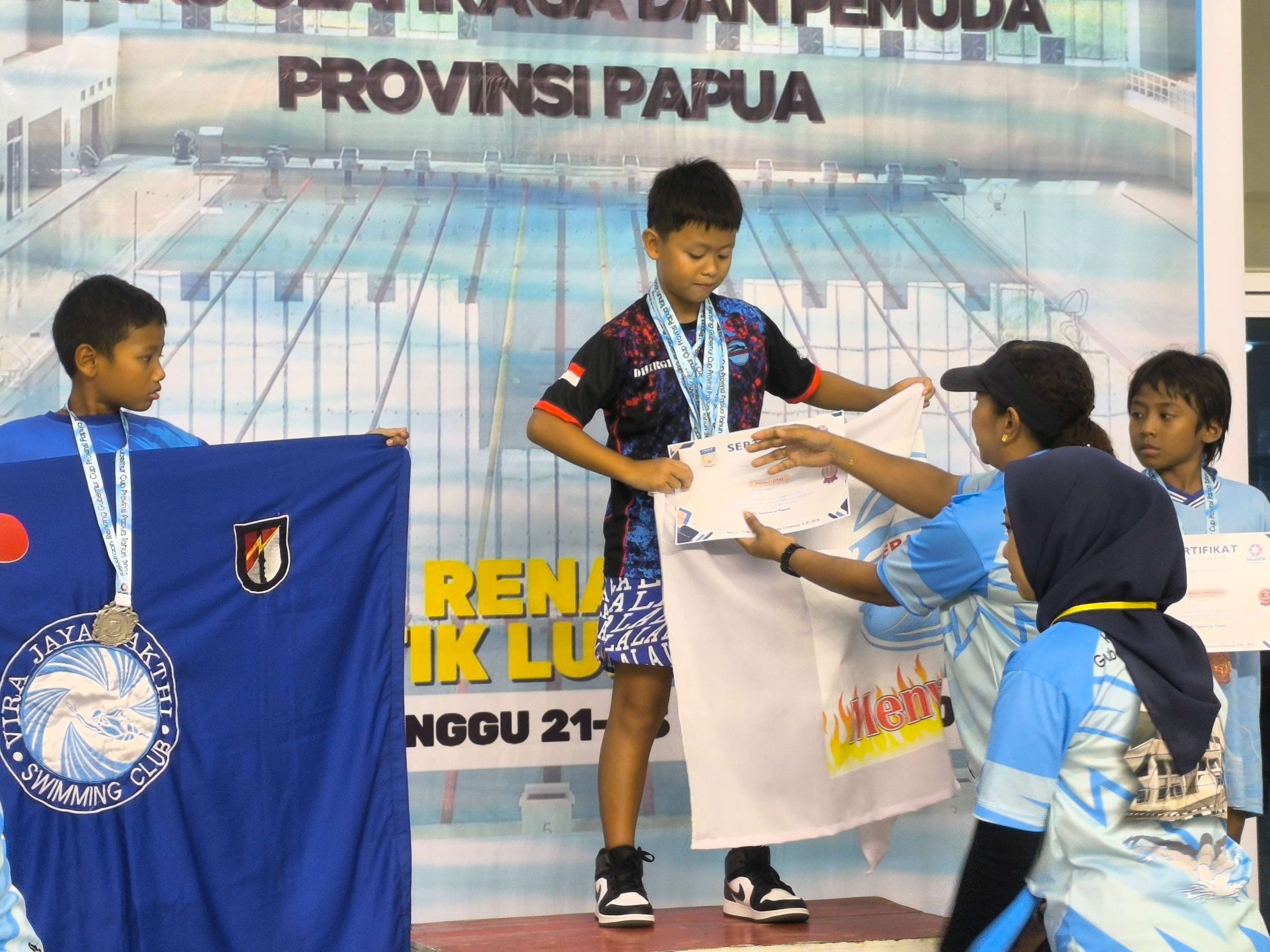 Disorda Papua Cenderawasih Swimming Juara Umum Renang