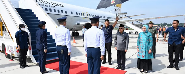 Ma’ruf Amin Mulai Kunjungan Kerja di Papua