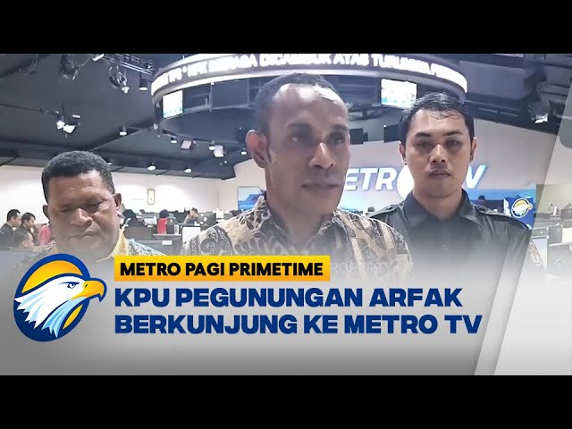 Sukseskan Pilkada KPU Pegunungan Arfak Kunjungi Metro TV
