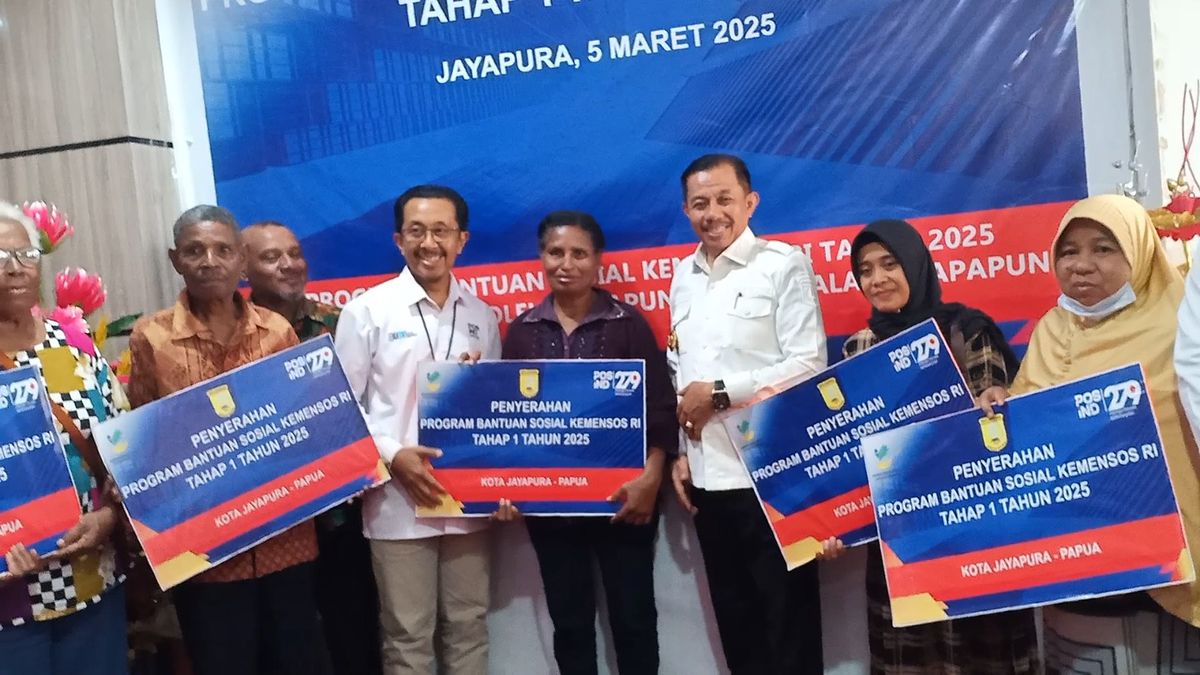 Kantor Posindo Jayapura Salurkan Bansos untuk 9.741 KPM
