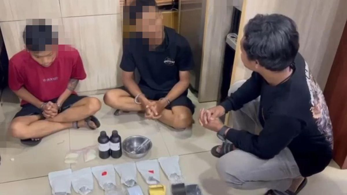 Polisi Gerebek Home Industry Sinte di Depok
