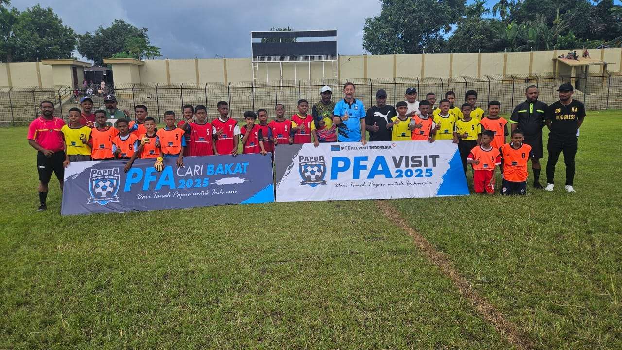 Papua Football Academy 2025 Cari Anak Berbakat di Fakfak