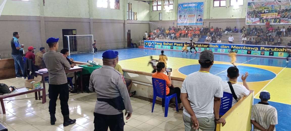 Polres Fakfak Amankan Turnamen Futsal GPI Papua Cup 2025