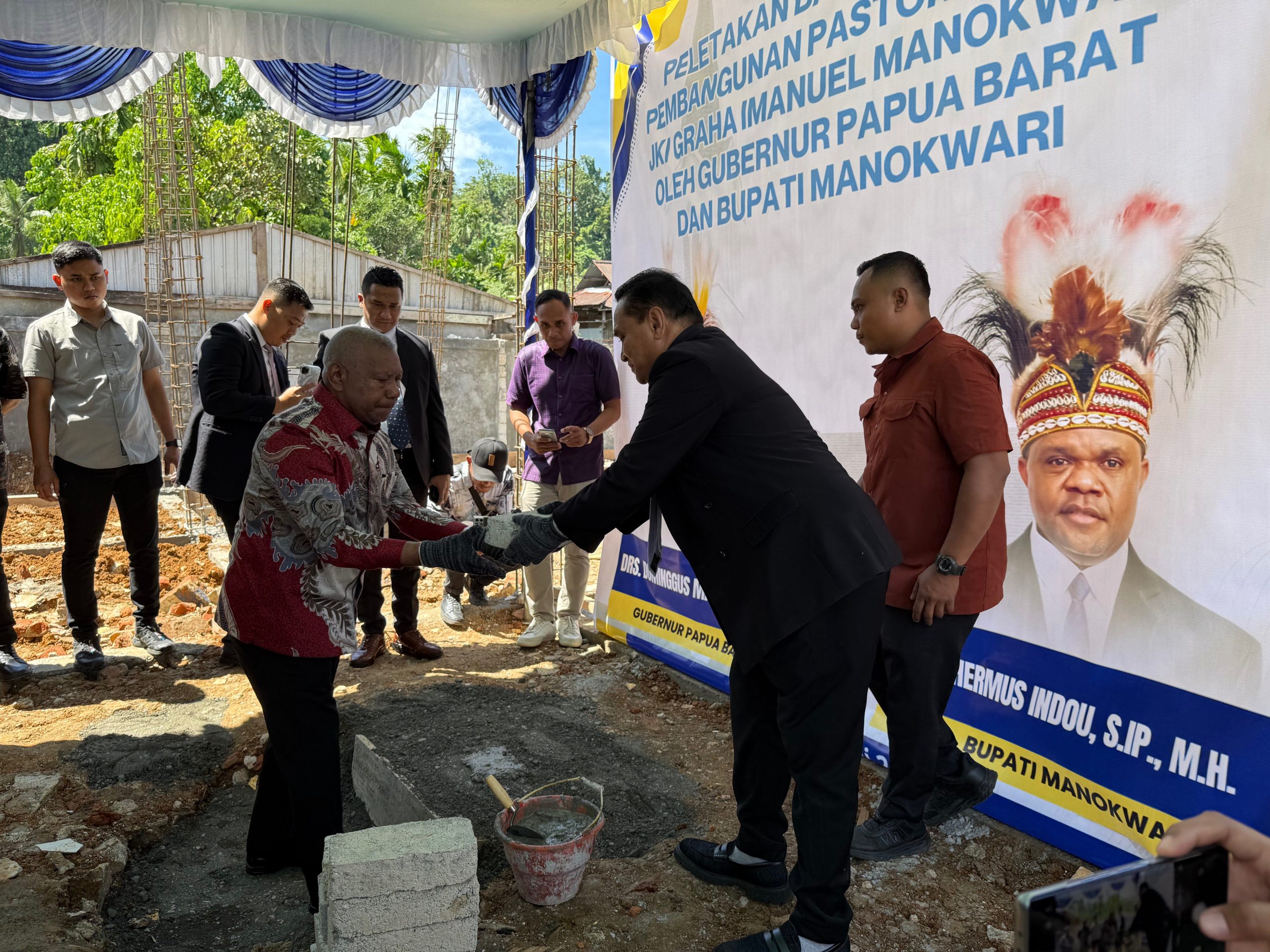 Gubernur Papua Barat Dukung Pembangunan Pastori JKI Fanindi